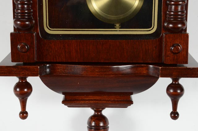 Polaris 31 Day Key Winding Cherry Wall Clock