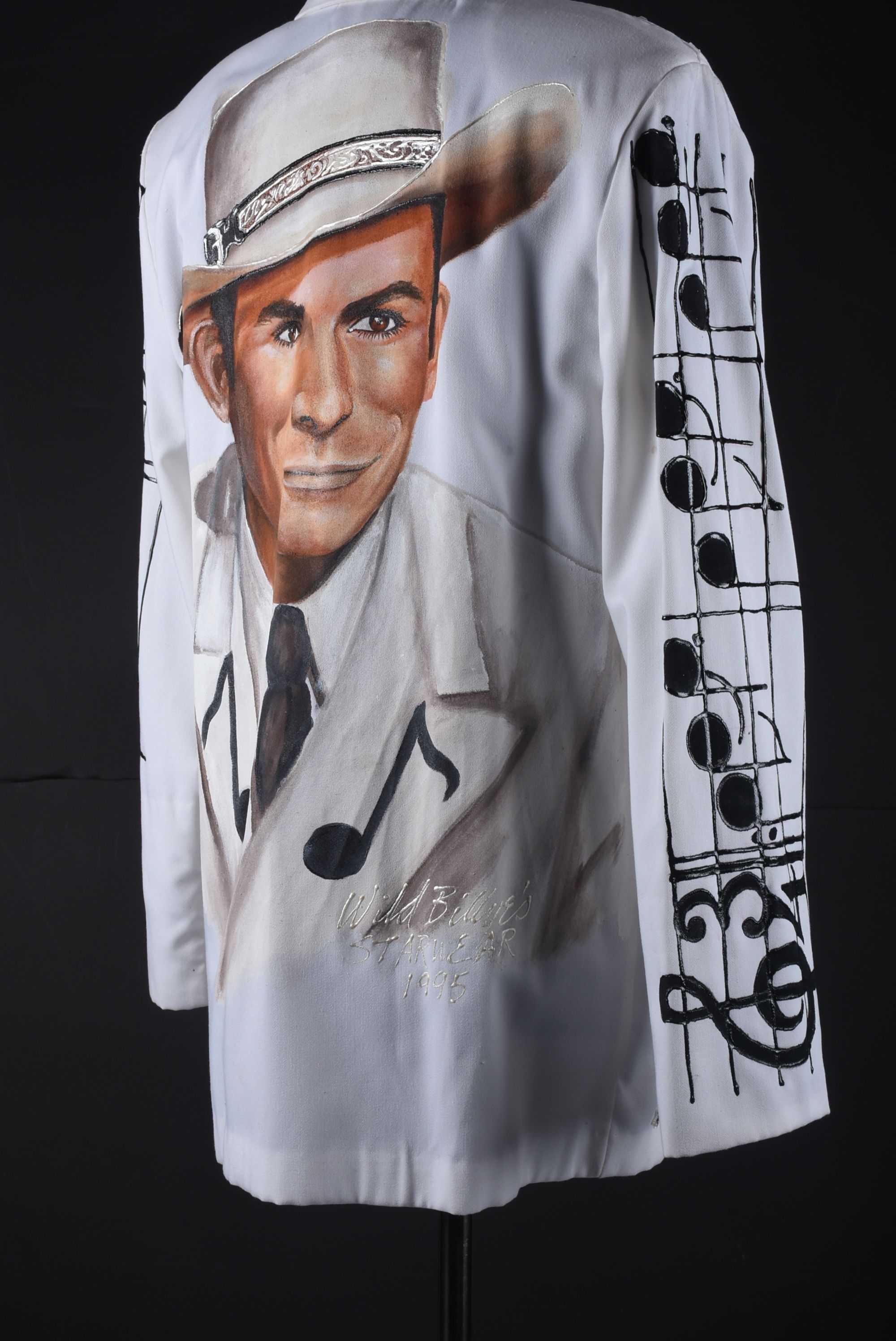 Wild Billye's Starwear Hand Decorated Blazer Depicting Hank Williams