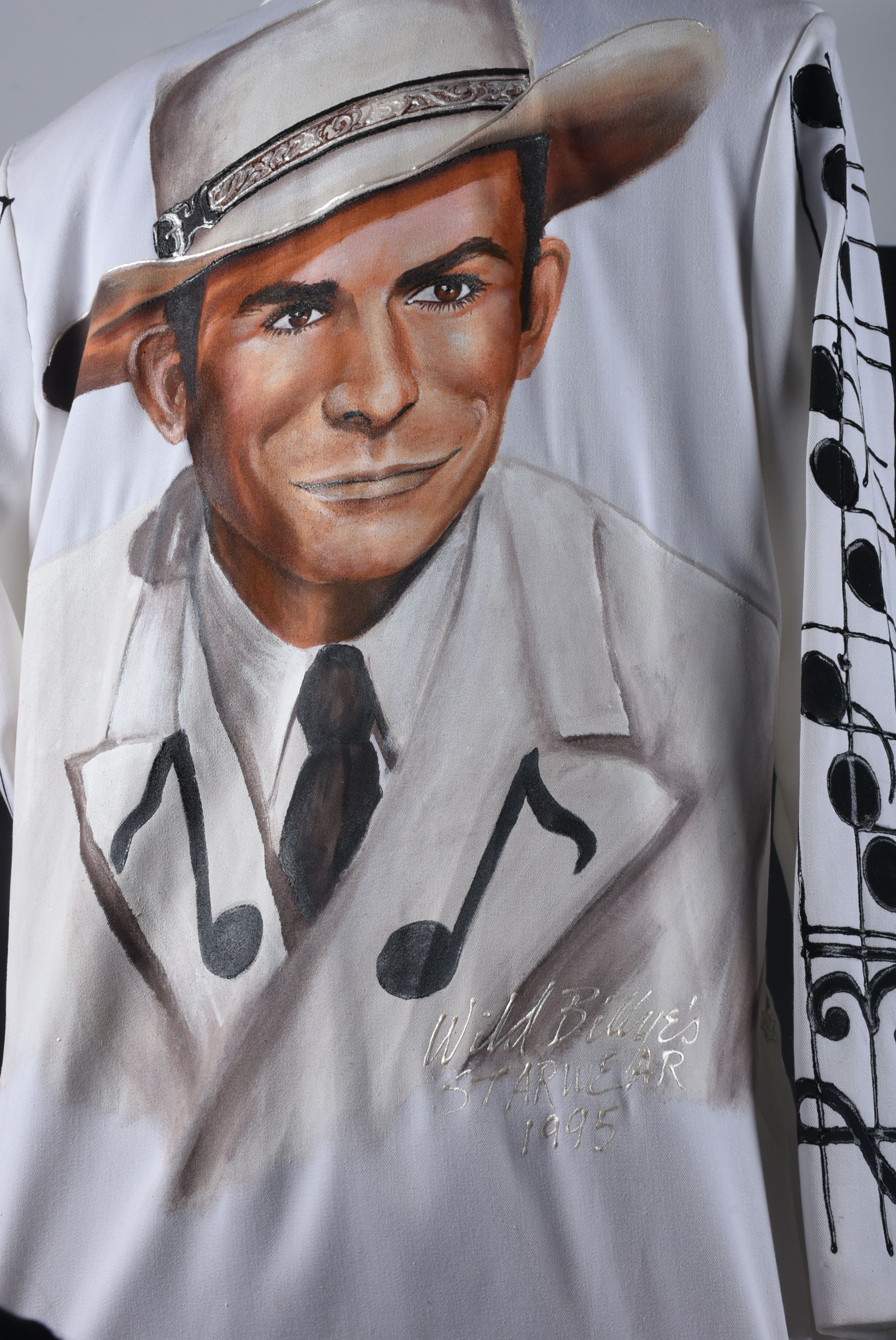 Wild Billye's Starwear Hand Decorated Blazer Depicting Hank Williams