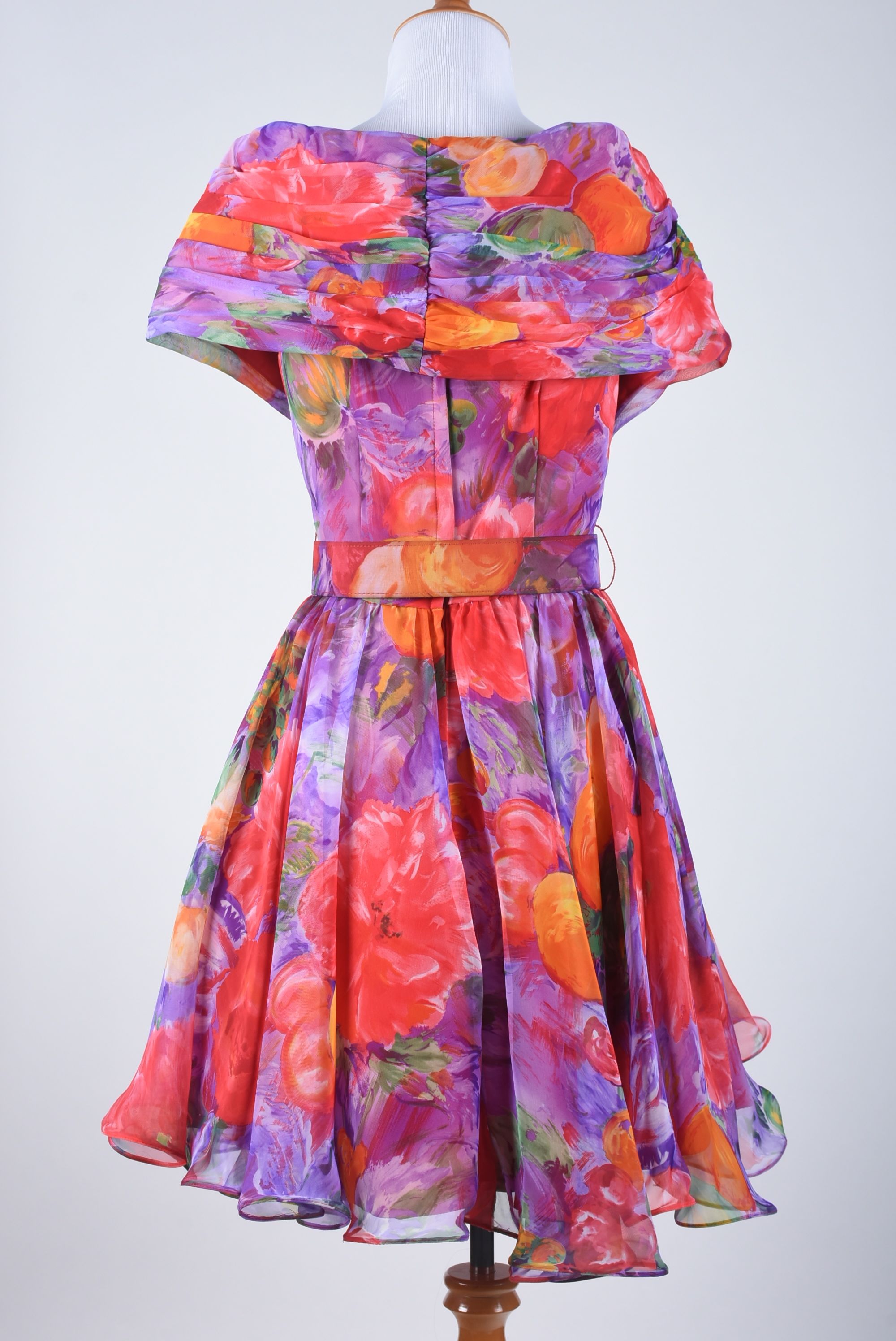 Tanya's Tadashi Floral Print Cocktail Dress Worn at The Kentucky Derby