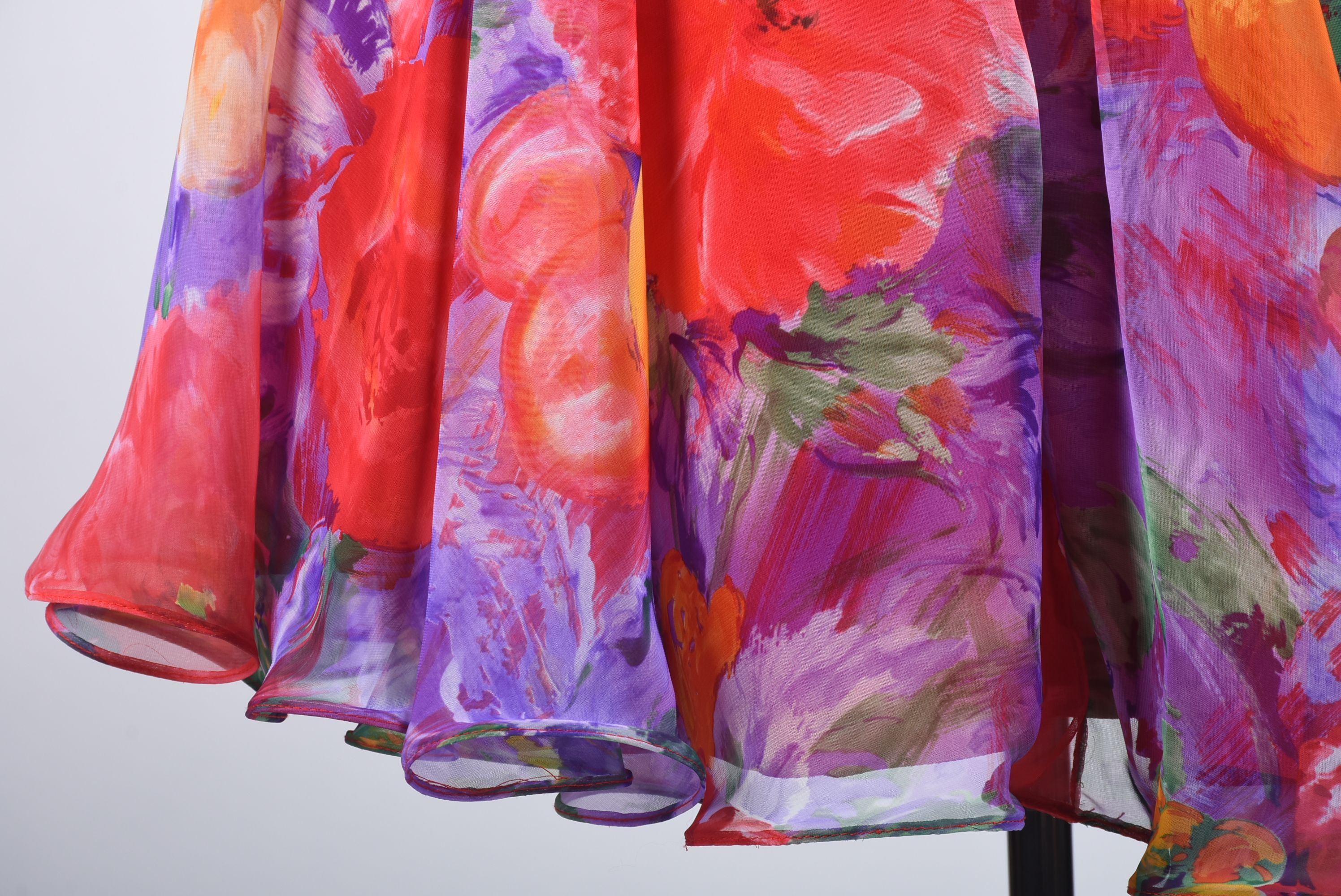 Tanya's Tadashi Floral Print Cocktail Dress Worn at The Kentucky Derby