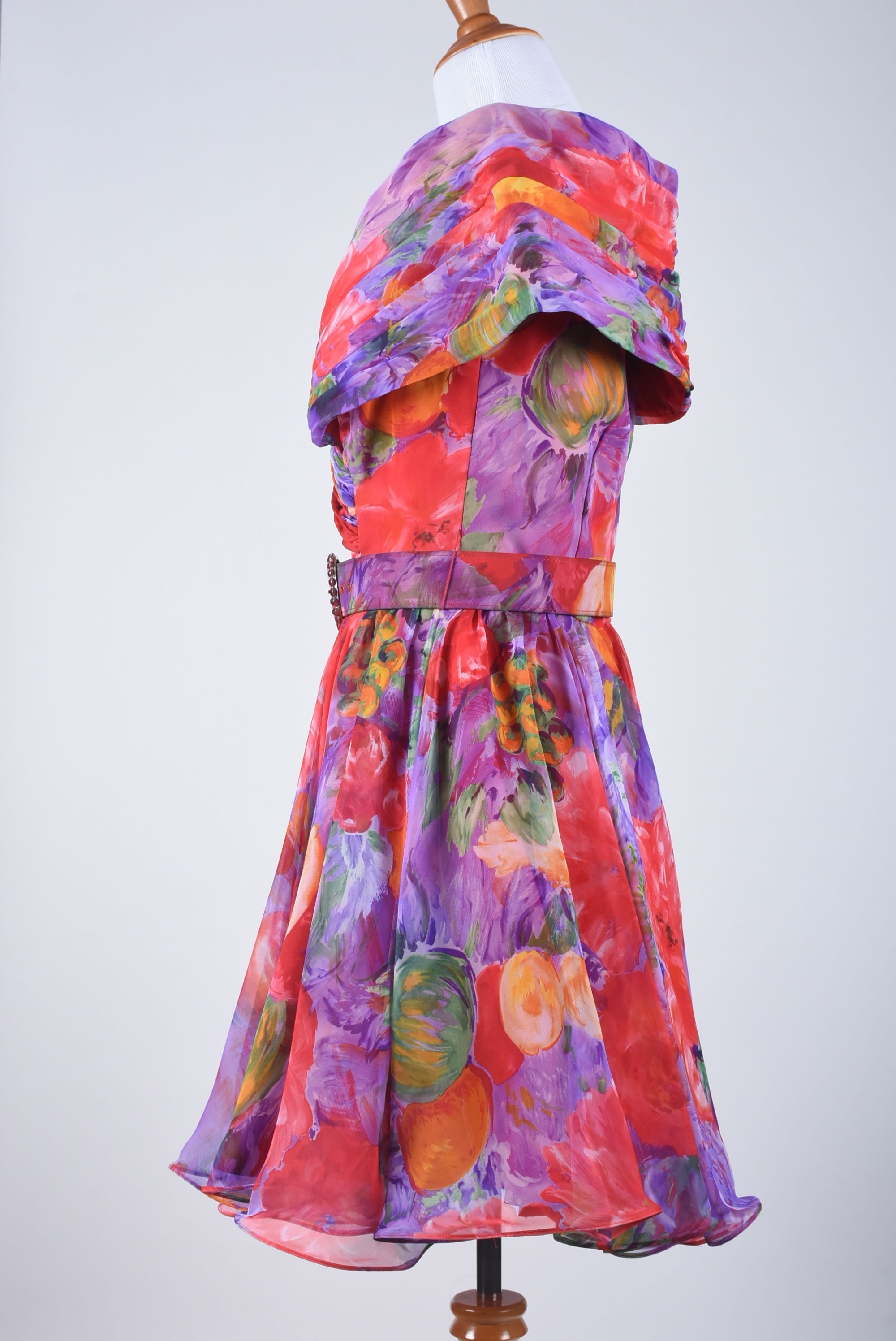 Tanya's Tadashi Floral Print Cocktail Dress Worn at The Kentucky Derby