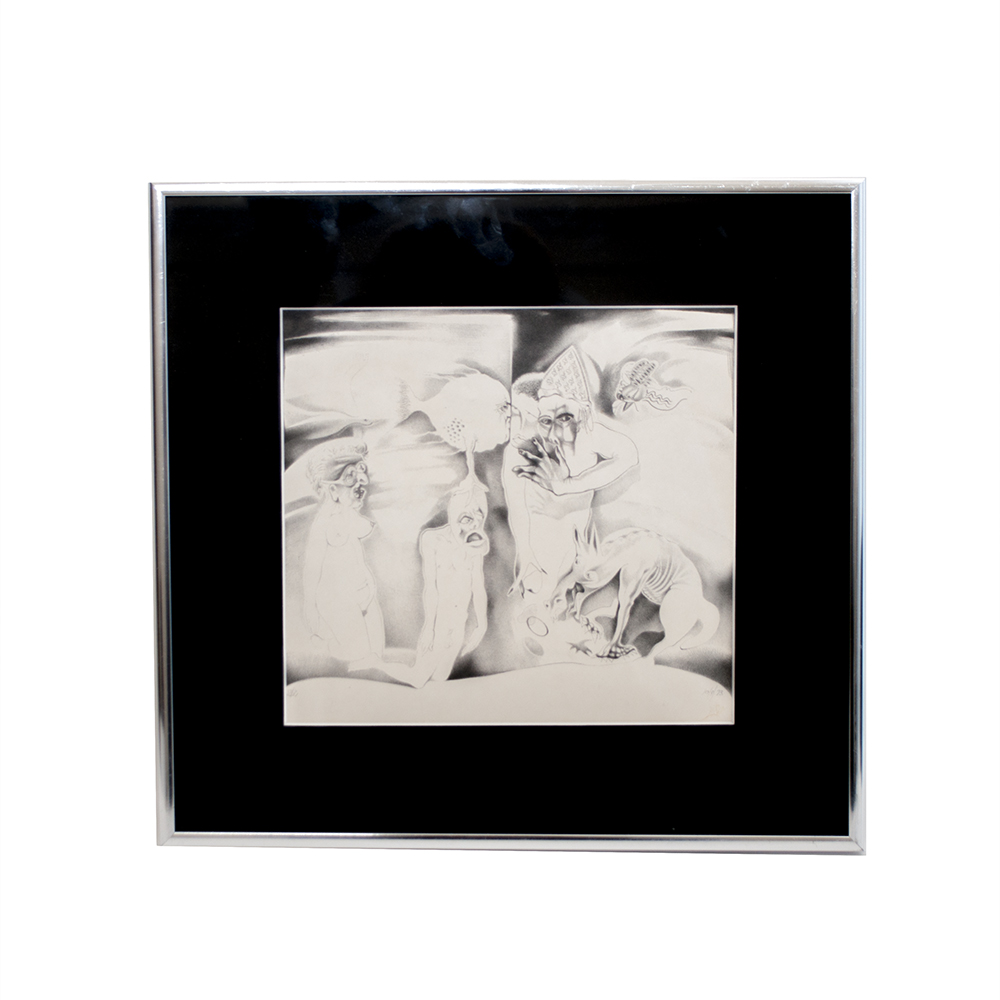 Black-and-White Lithograph