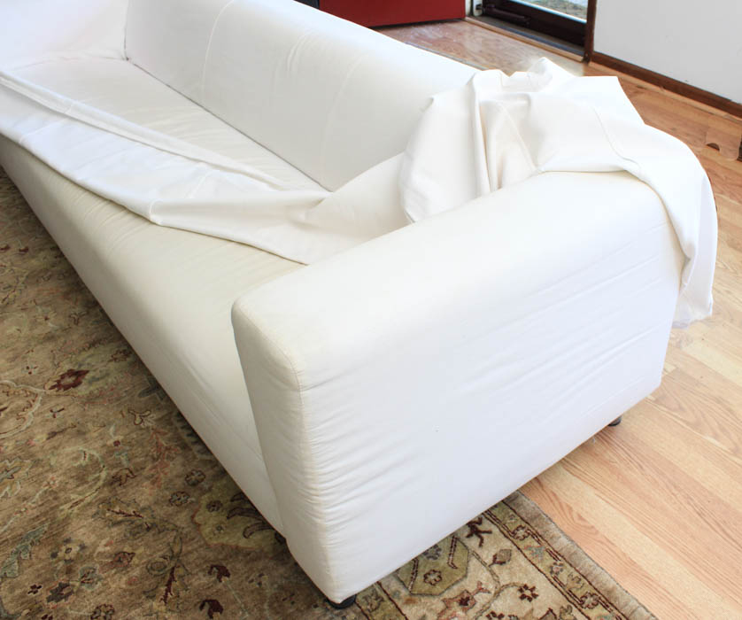 "Klippan" White Sofa by Ikea