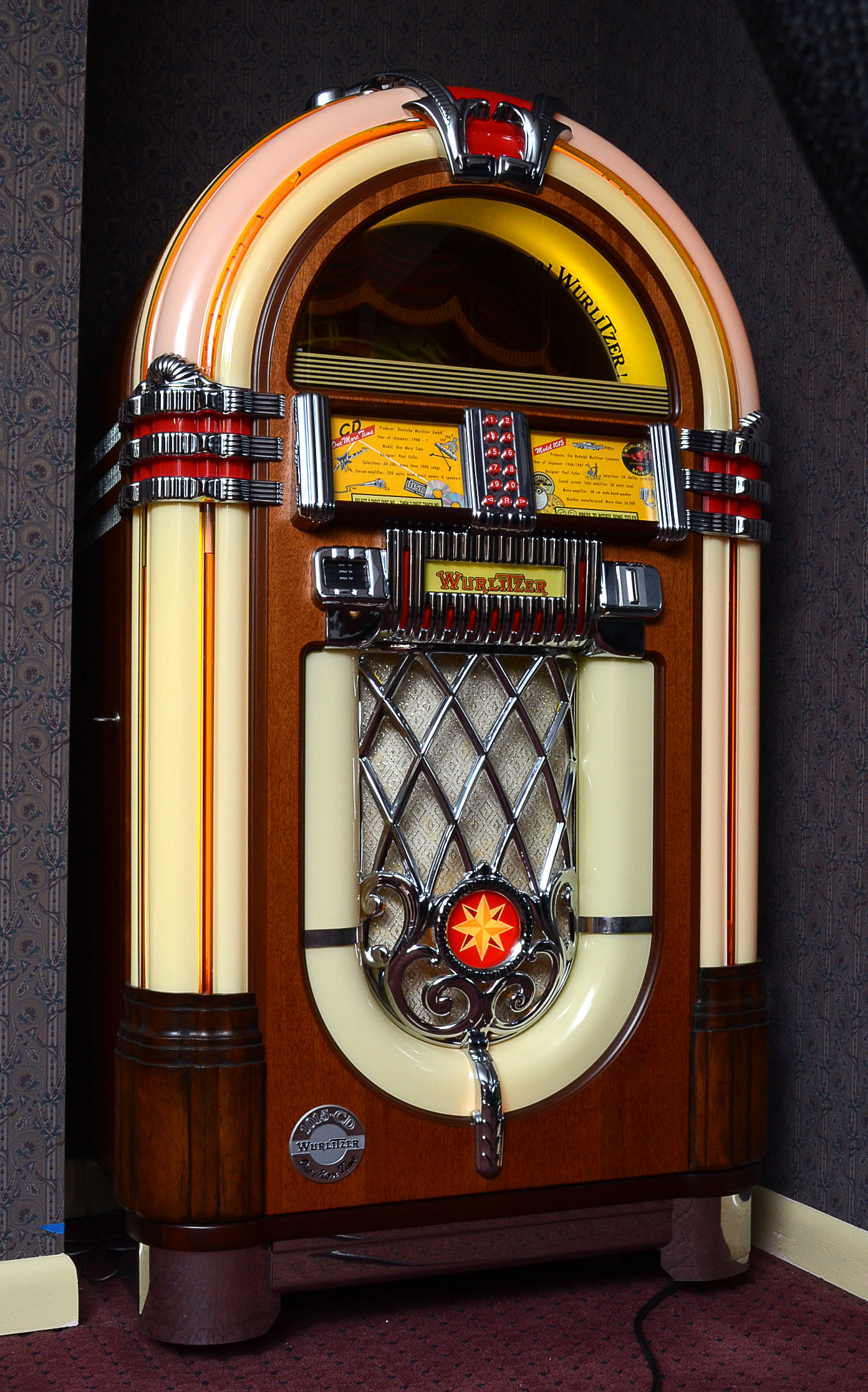 Wurlitzer 1015-CD "One More Time" Jukebox