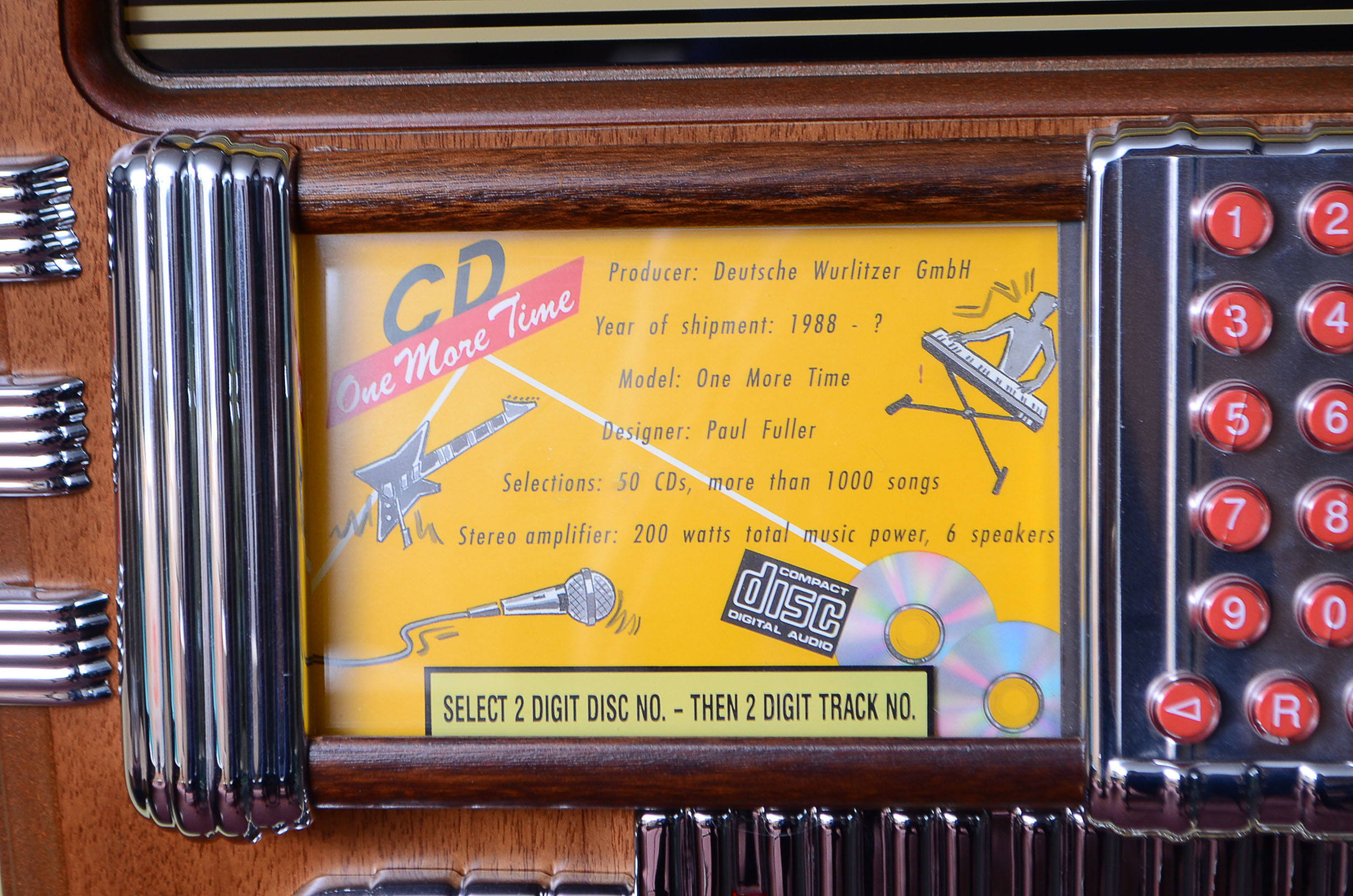 Wurlitzer 1015-CD "One More Time" Jukebox