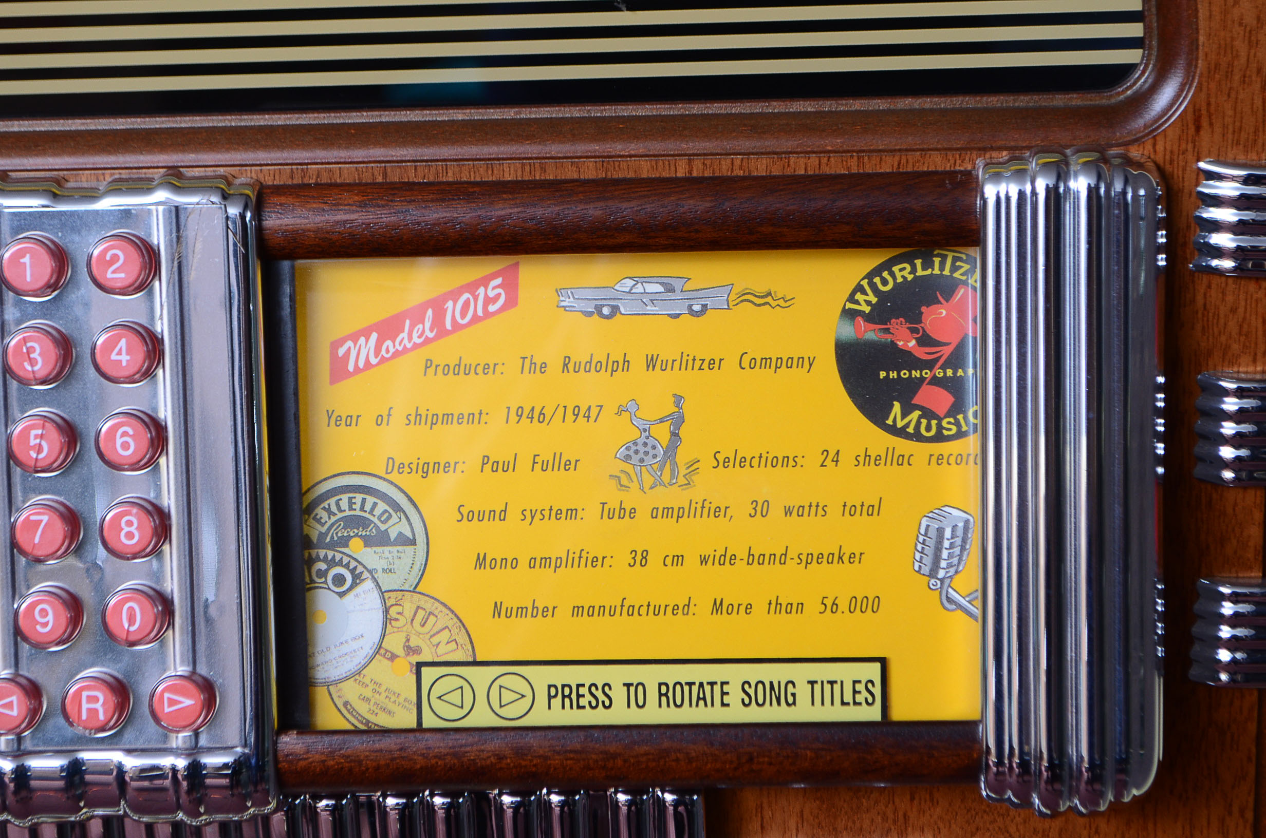 Wurlitzer 1015-CD "One More Time" Jukebox