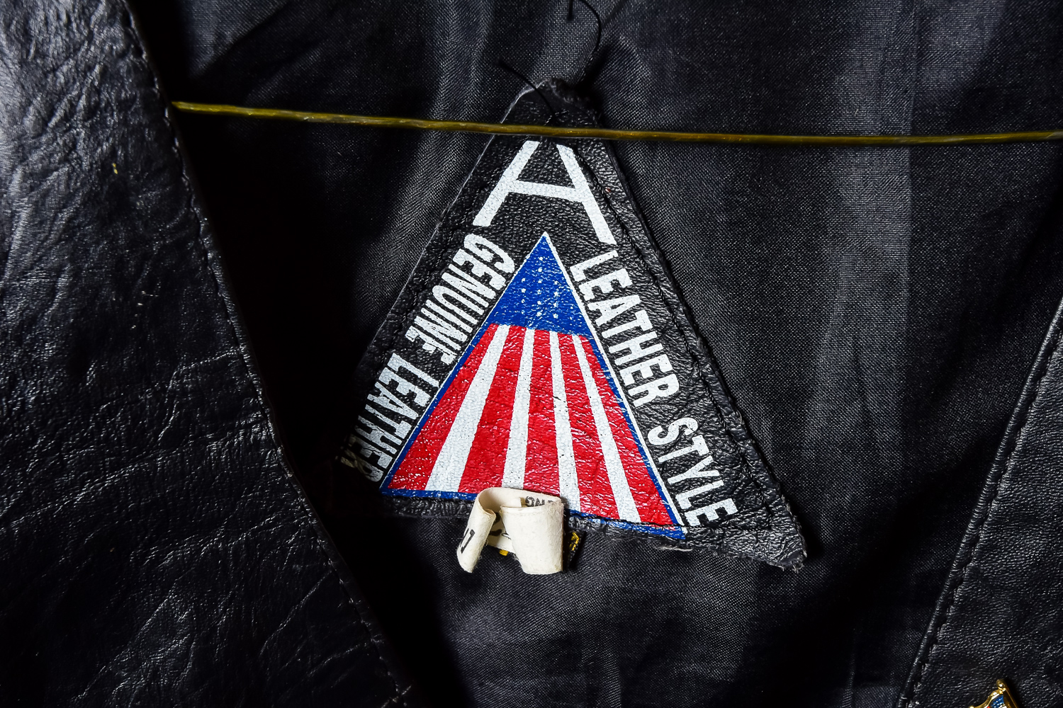 Leather Jacket and Vest with Harley Davidson Patches