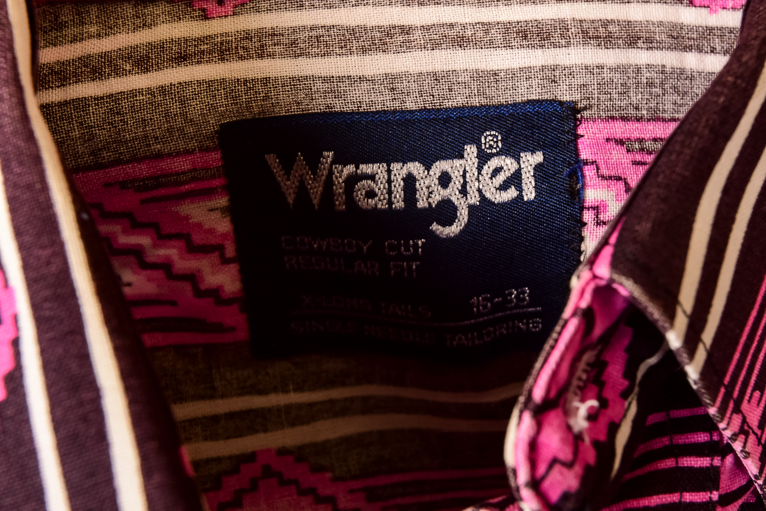 Colorful Vintage Long Sleeved Shirt Collection