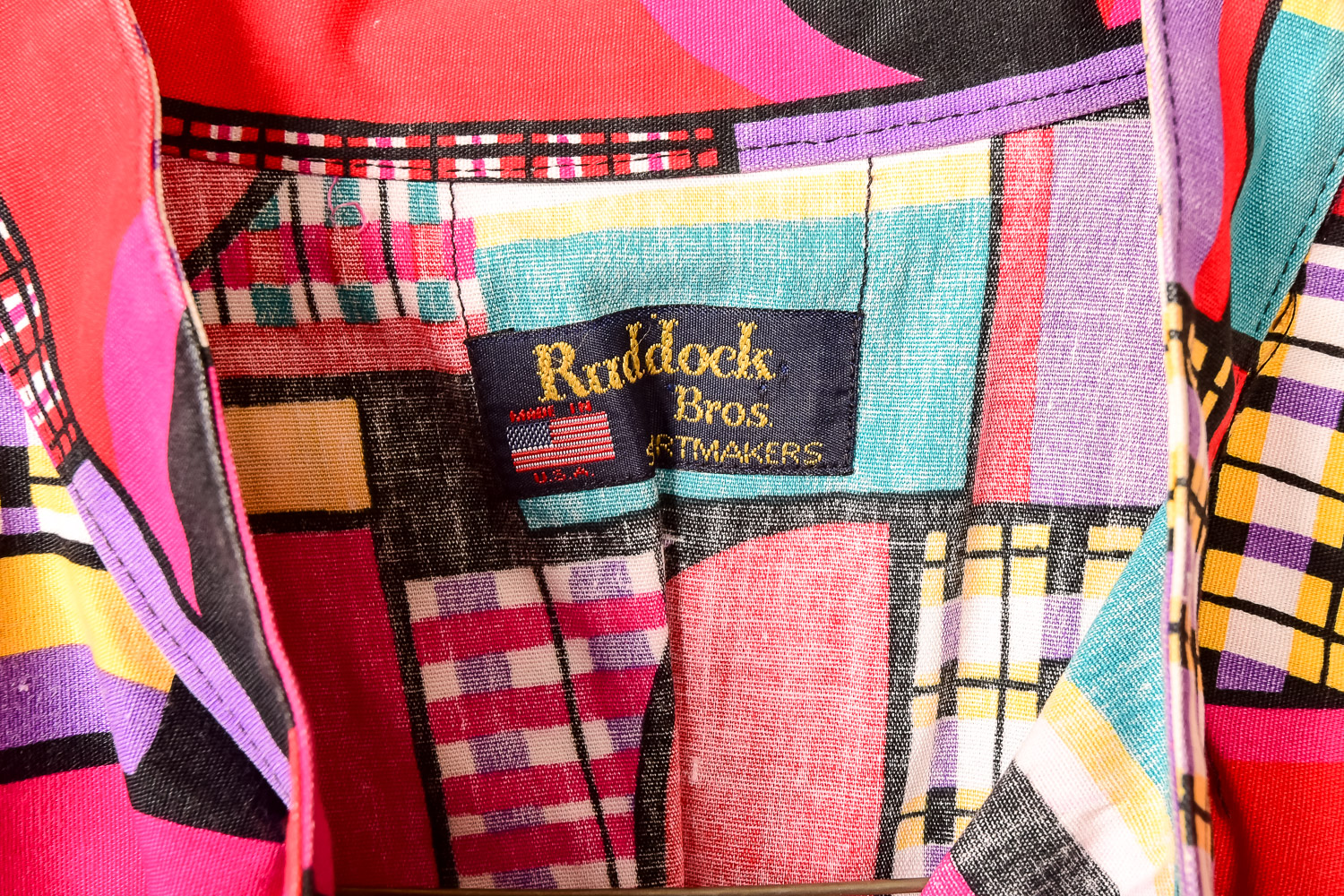 Colorful Vintage Long Sleeved Shirt Collection