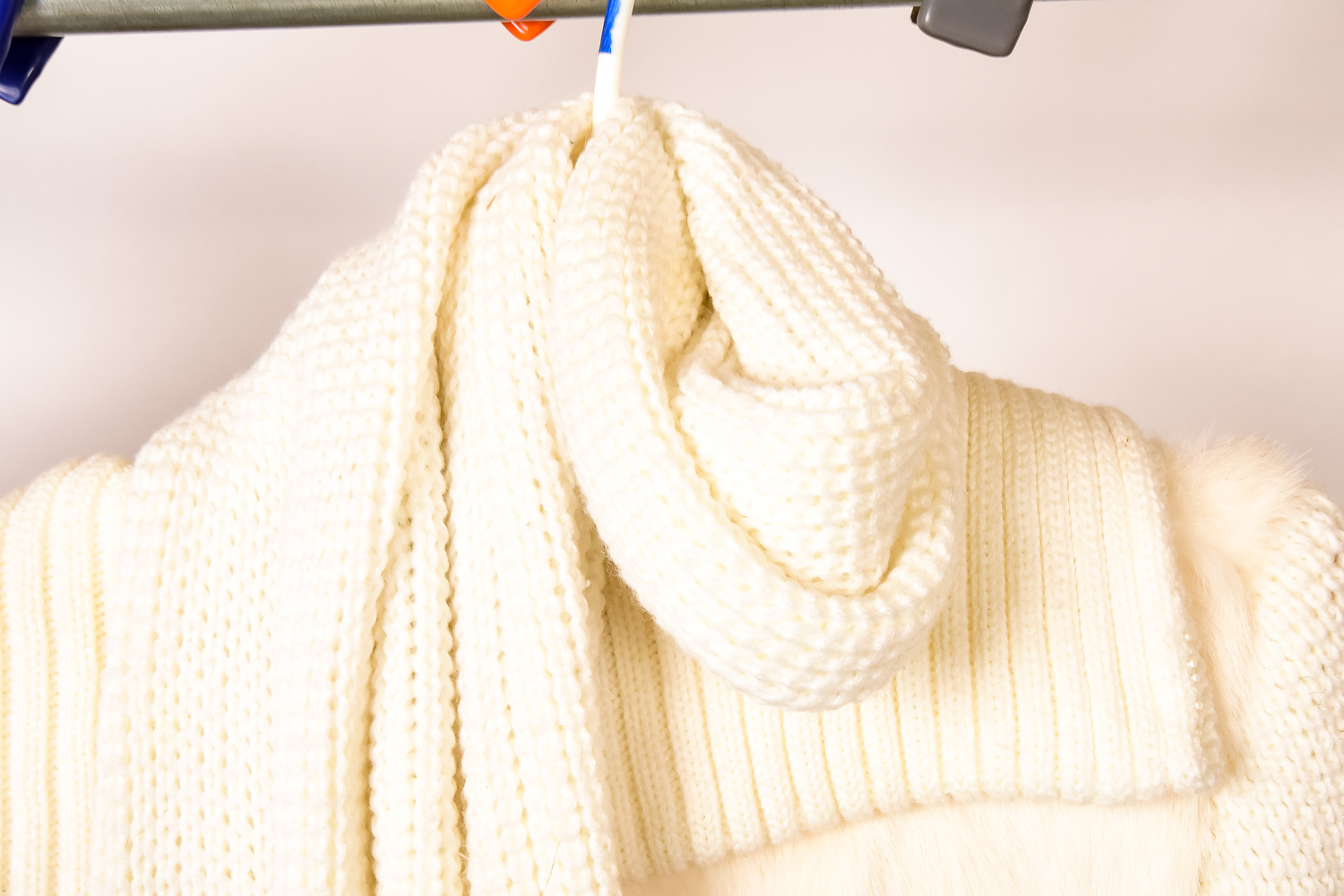 Pair of Vintage Fur Vest Sweaters