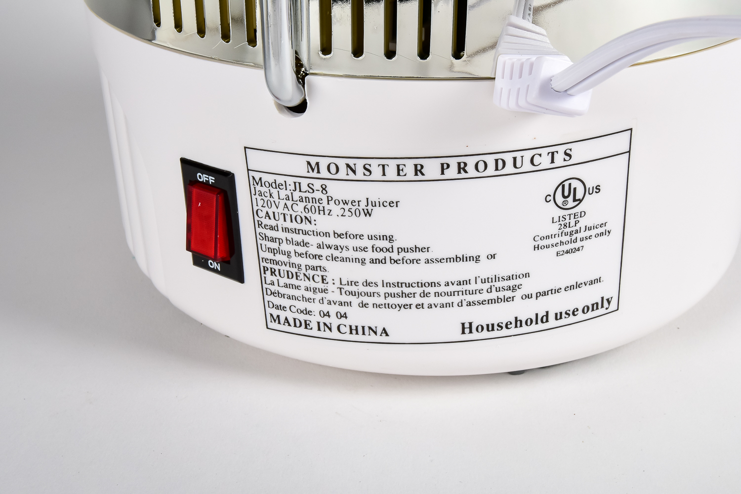 Jack LeLane Power Juicer