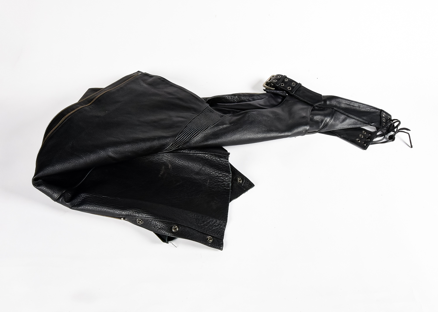 Embossed Harley Davidson Leather Chaps