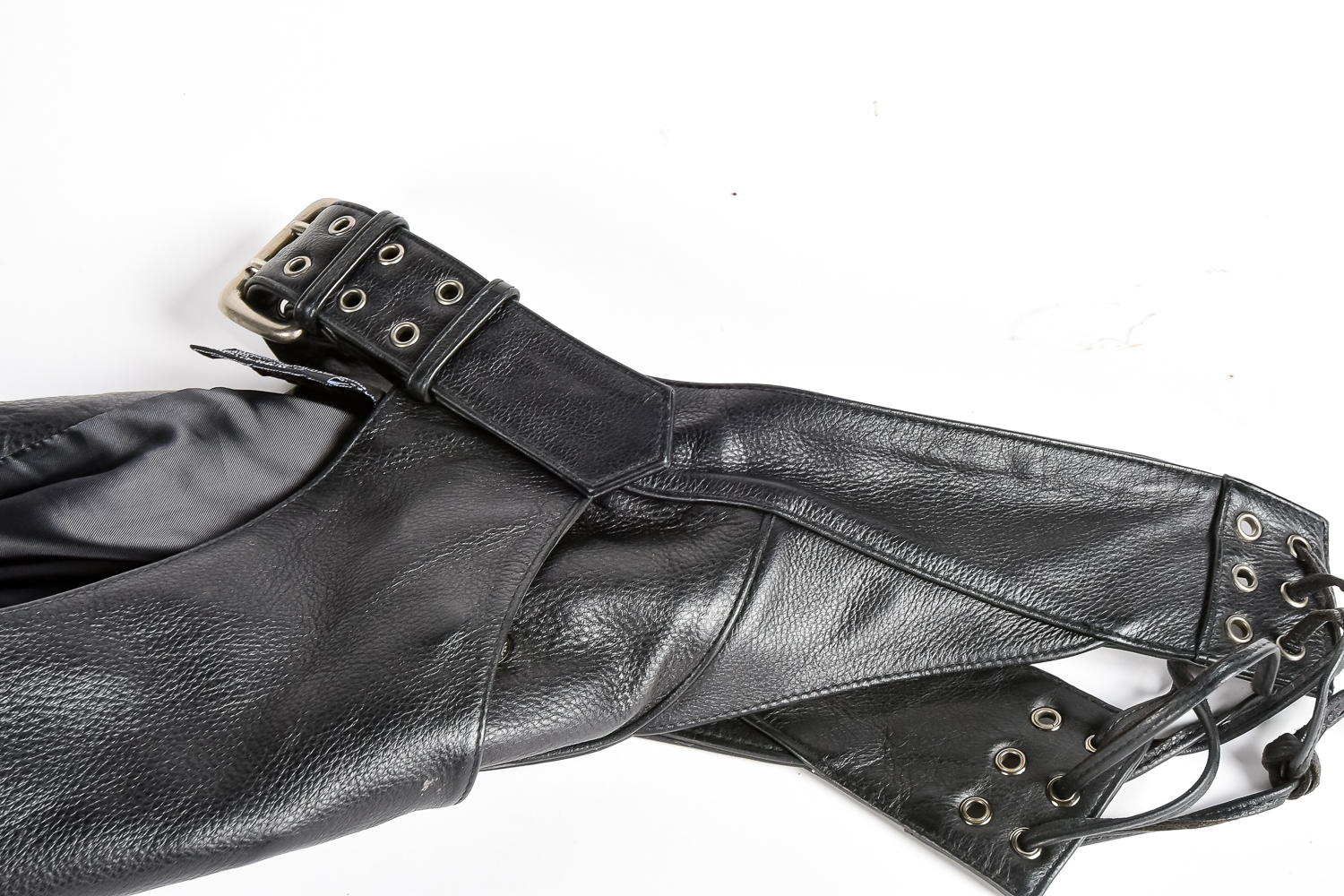 Embossed Harley Davidson Leather Chaps