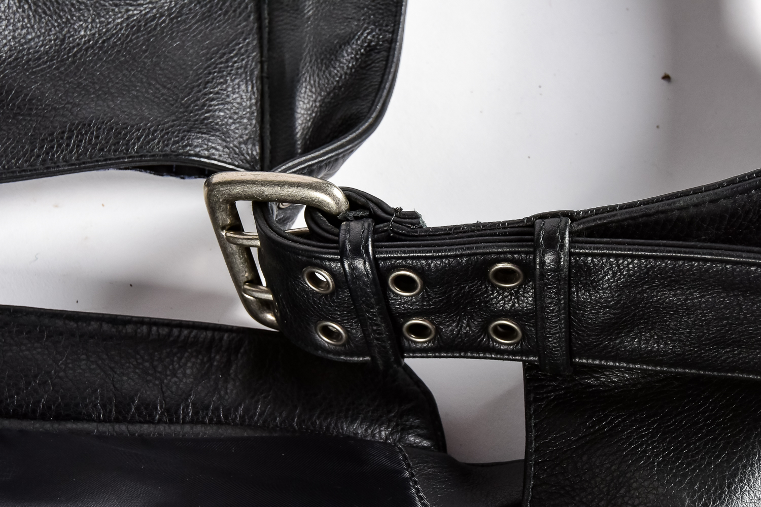 Embossed Harley Davidson Leather Chaps