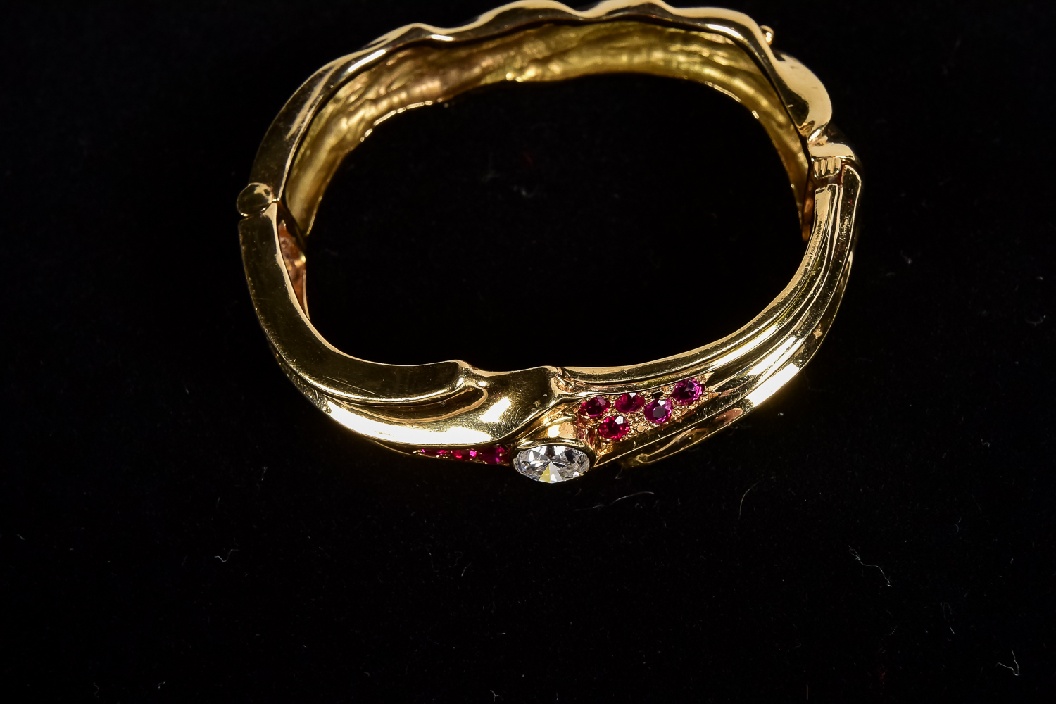 Richard H. Kimball Gold and Ruby Bracelet