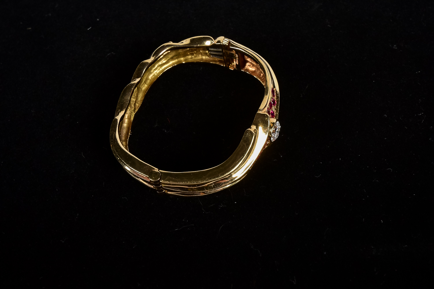 Richard H. Kimball Gold and Ruby Bracelet