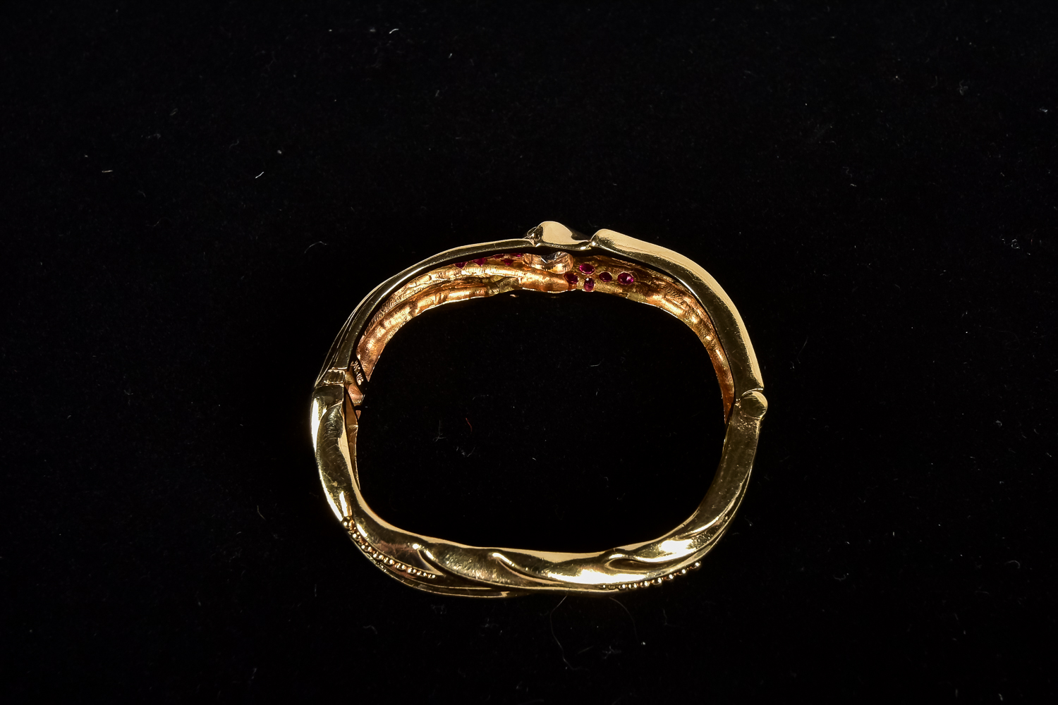 Richard H. Kimball Gold and Ruby Bracelet