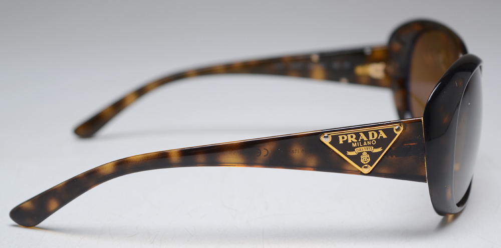 Pair of Prada Designer Polarized Sunglasses