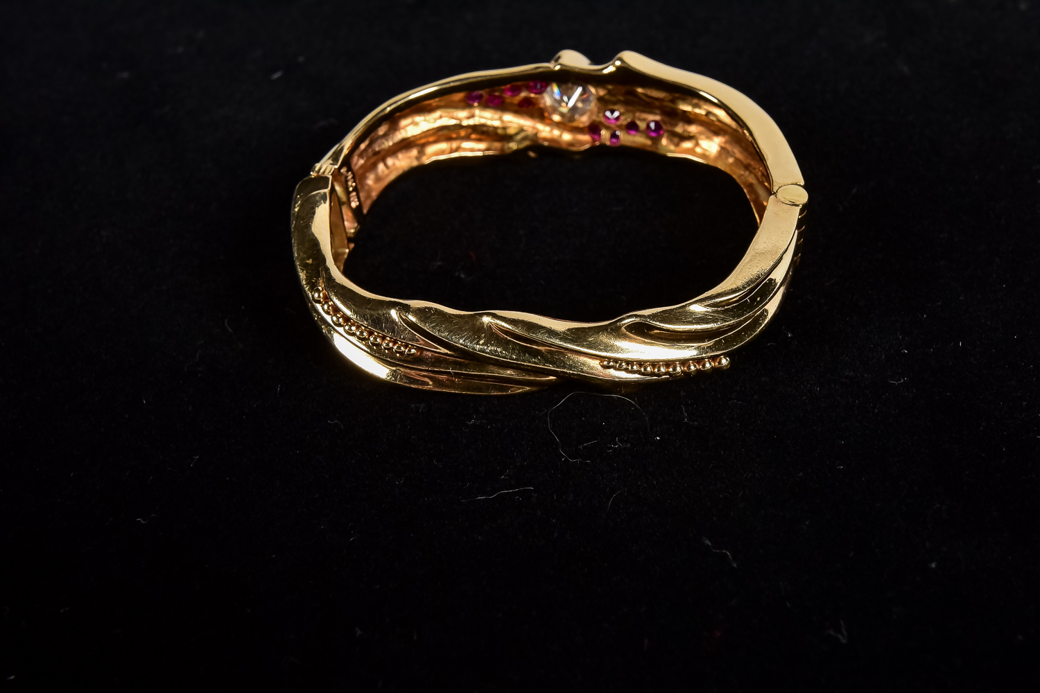 Richard H. Kimball Gold and Ruby Bracelet