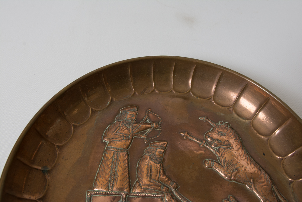 Collection of Egyptian Designed Copper Plates
