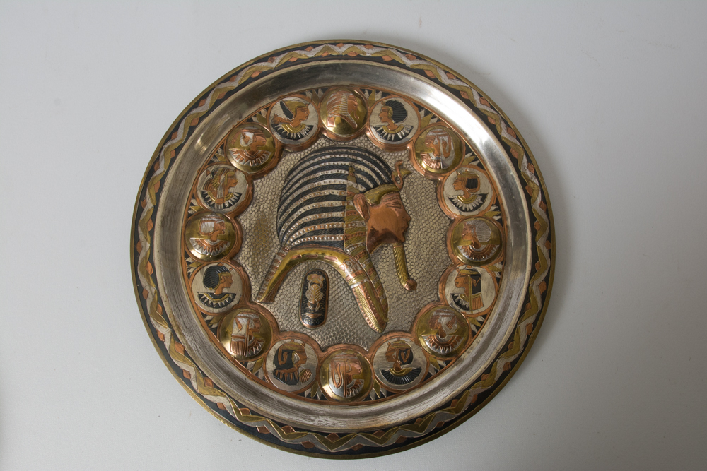 Collection of Egyptian Designed Copper Plates