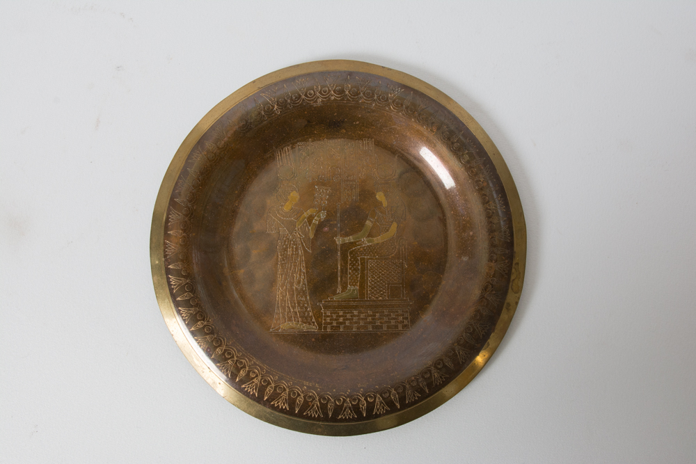 Collection of Egyptian Designed Copper Plates