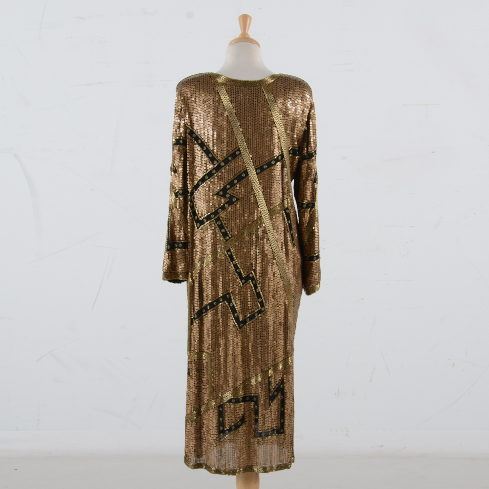 Beaded Evening Dress