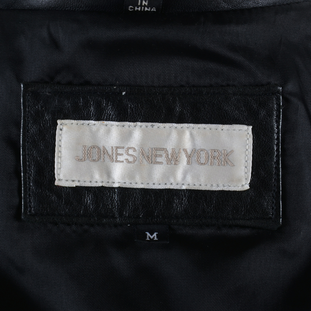 Women's Jones of New York Black Leather Jacket