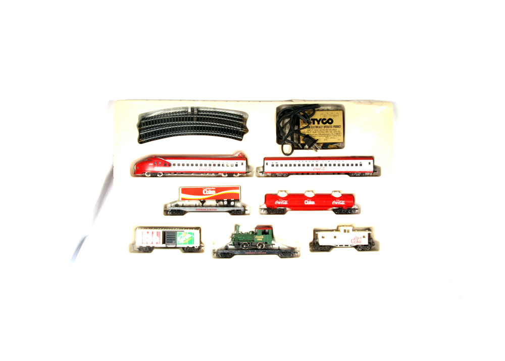 Vintage Tyco CocaCola Train Set EBTH