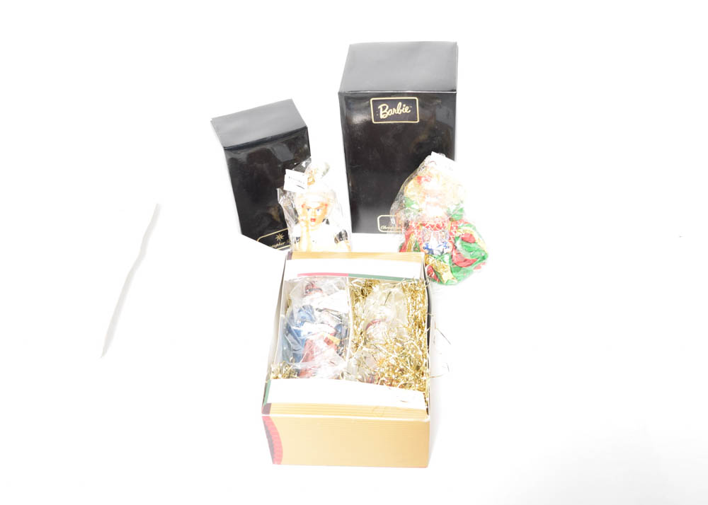 Collection of Christopher Radko Christmas Ornaments