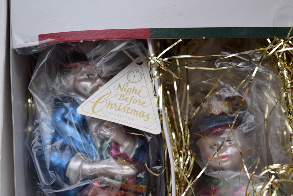 Collection of Christopher Radko Christmas Ornaments