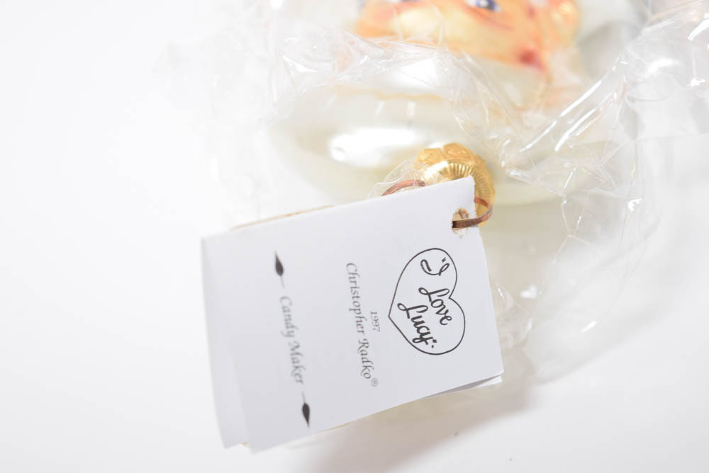 Collection of Christopher Radko Christmas Ornaments