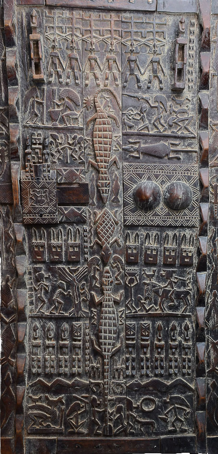 Malian Carved Granary Door