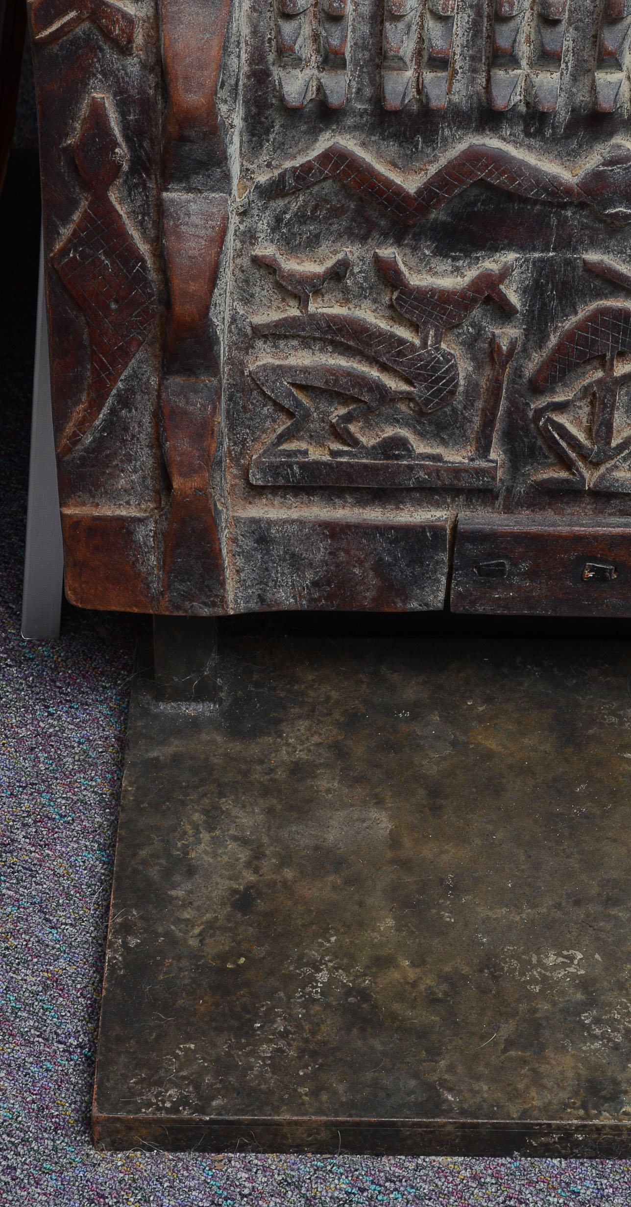 Malian Carved Granary Door