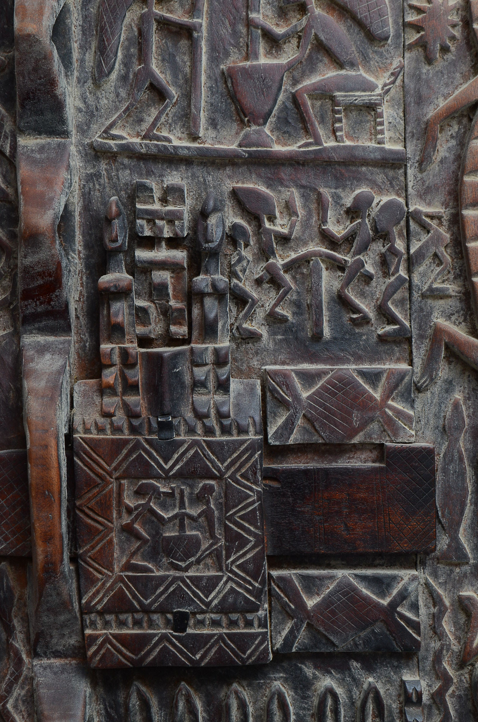 Malian Carved Granary Door