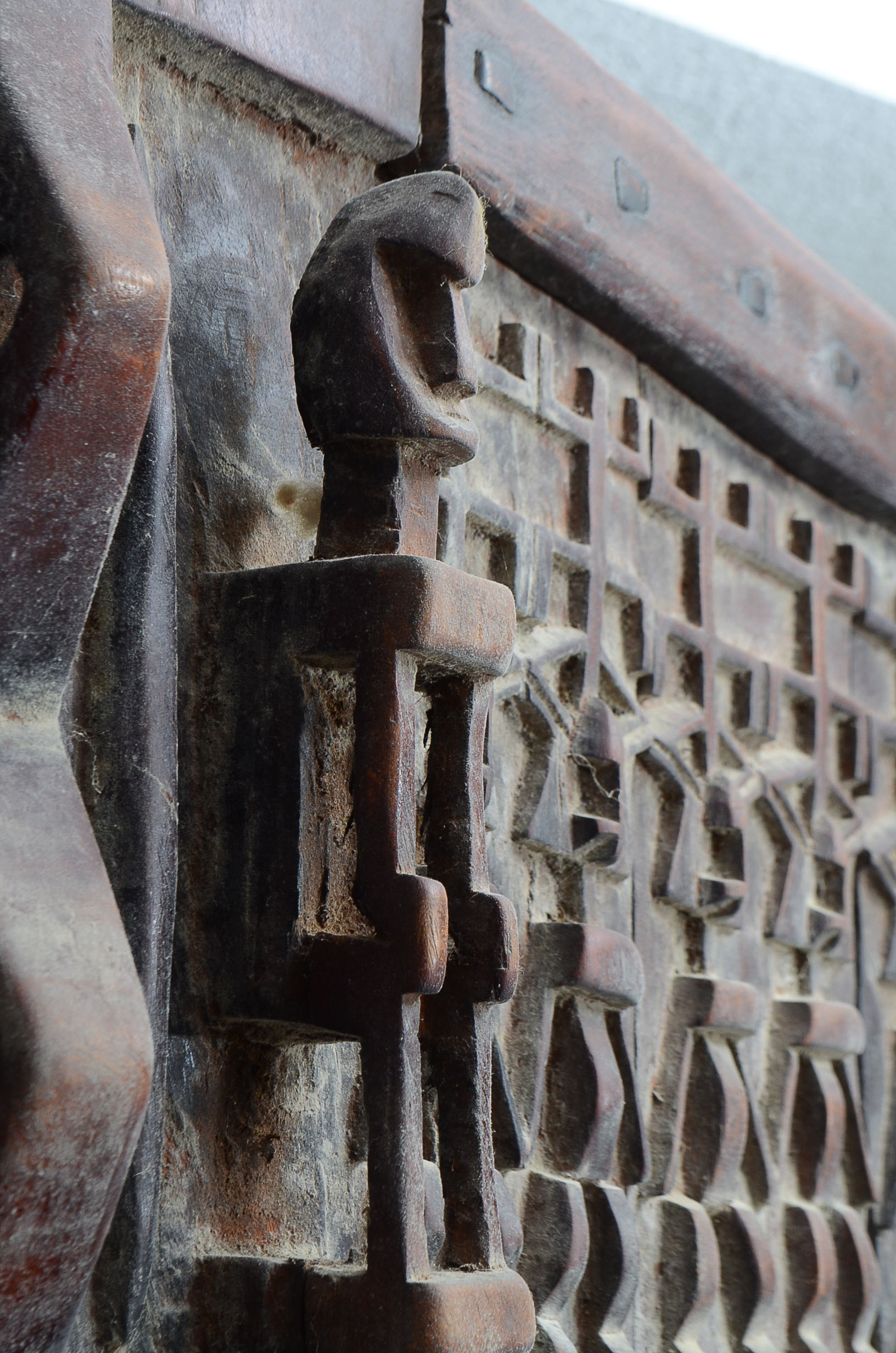 Malian Carved Granary Door