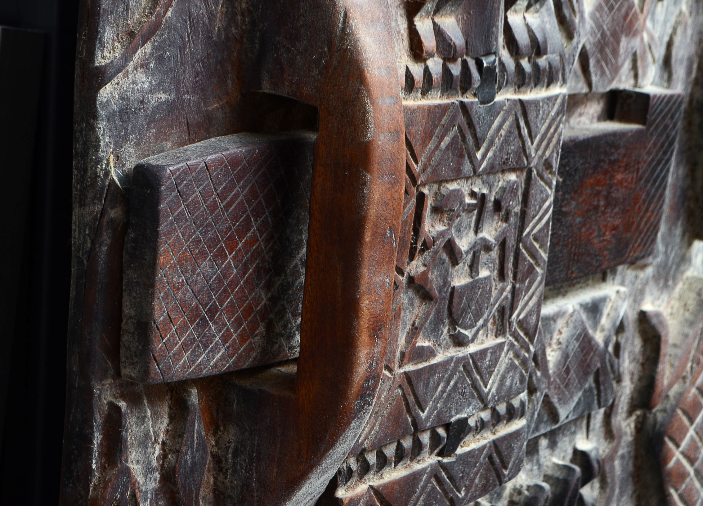 Malian Carved Granary Door