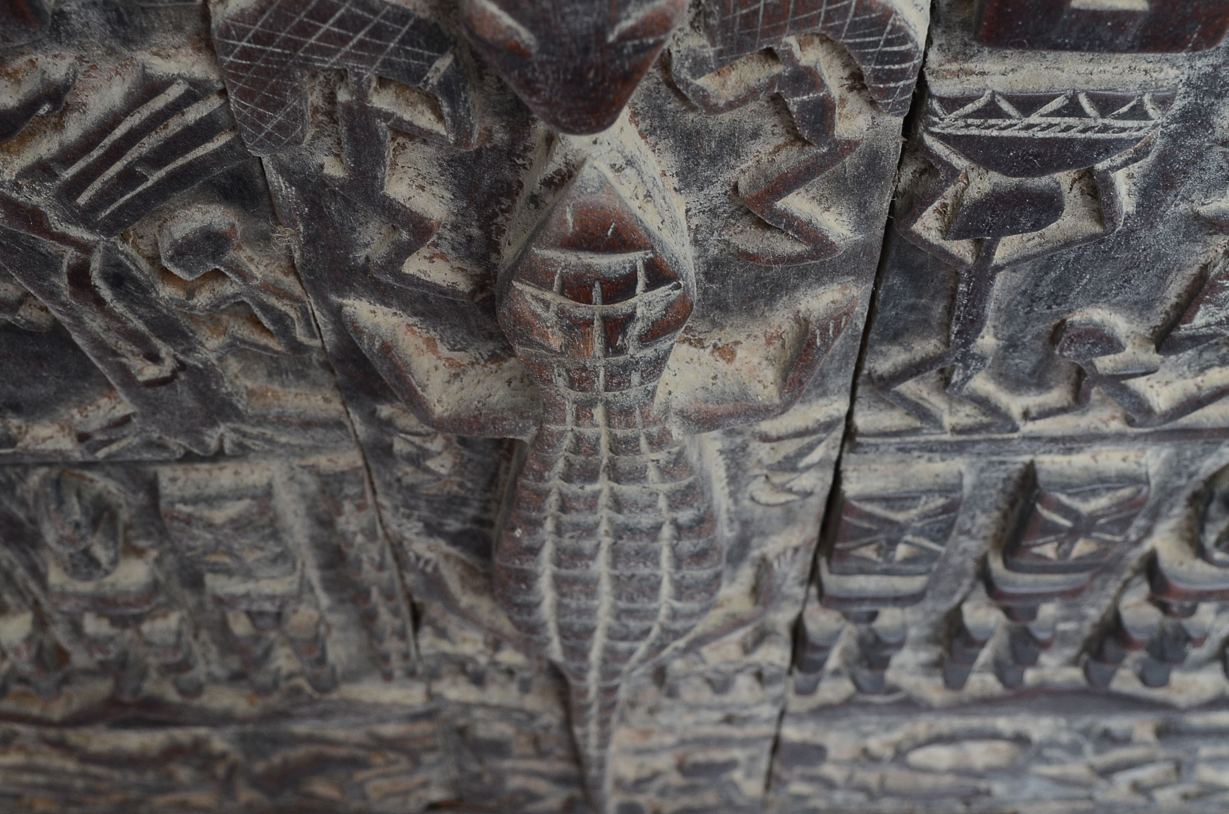 Malian Carved Granary Door