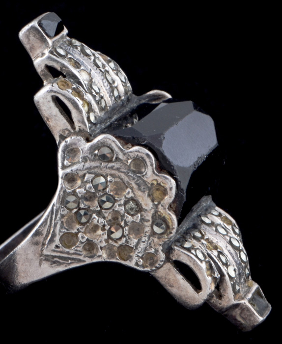 Group of Sterling Silver Jewelry Including an Exix Link Bracelet