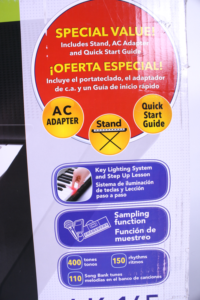Casio LK-165 Key Lighting Keyboard and Stand