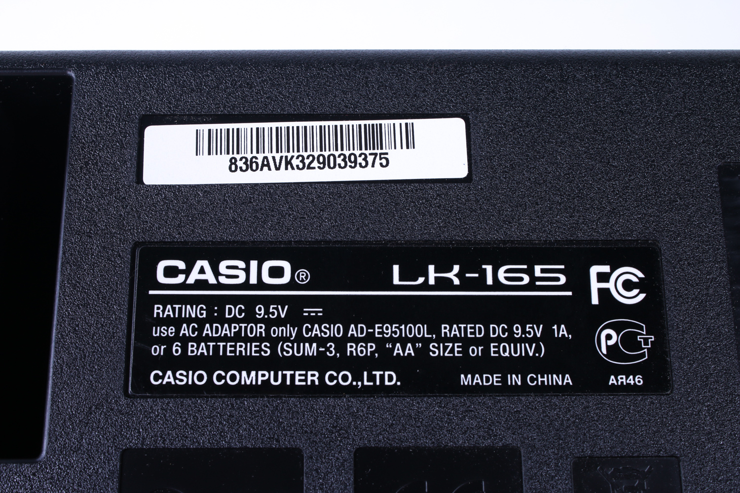 Casio LK-165 Key Lighting Keyboard and Stand