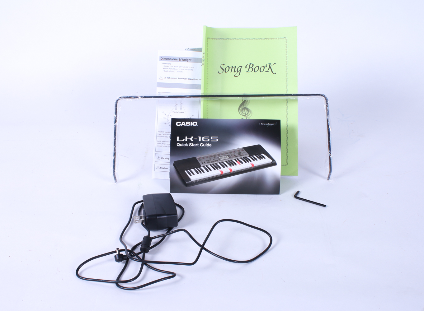 Casio LK-165 Key Lighting Keyboard and Stand