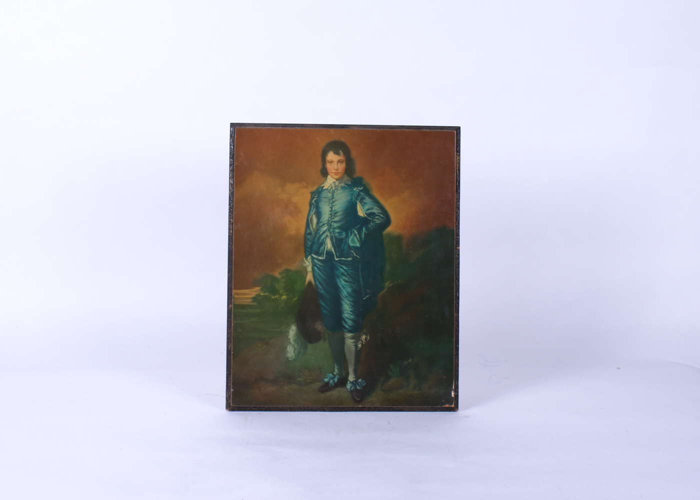 Print on Wood of Sir Anthony Van Dyck's "Blue Boy"
