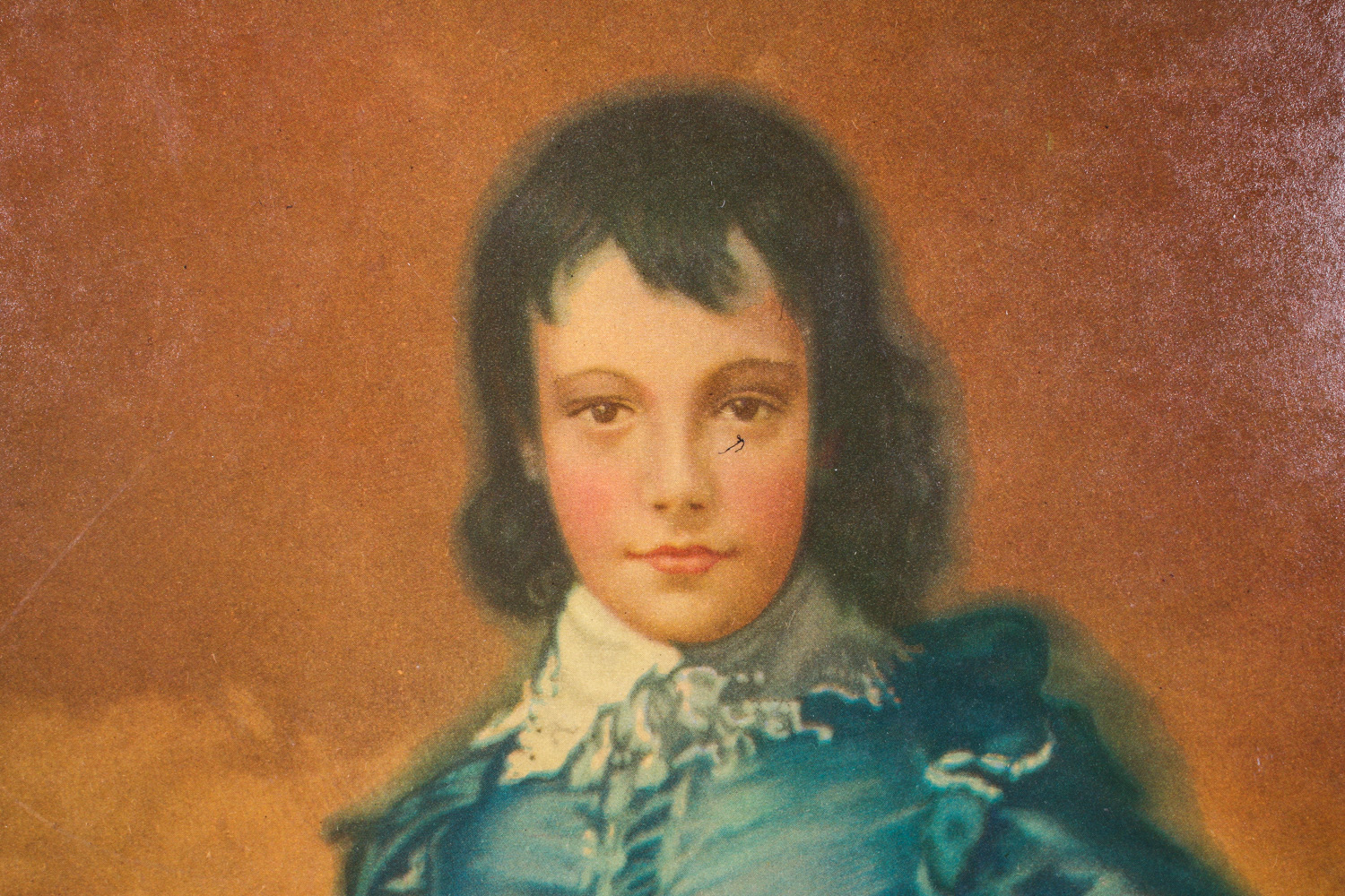 Print on Wood of Sir Anthony Van Dyck's "Blue Boy"