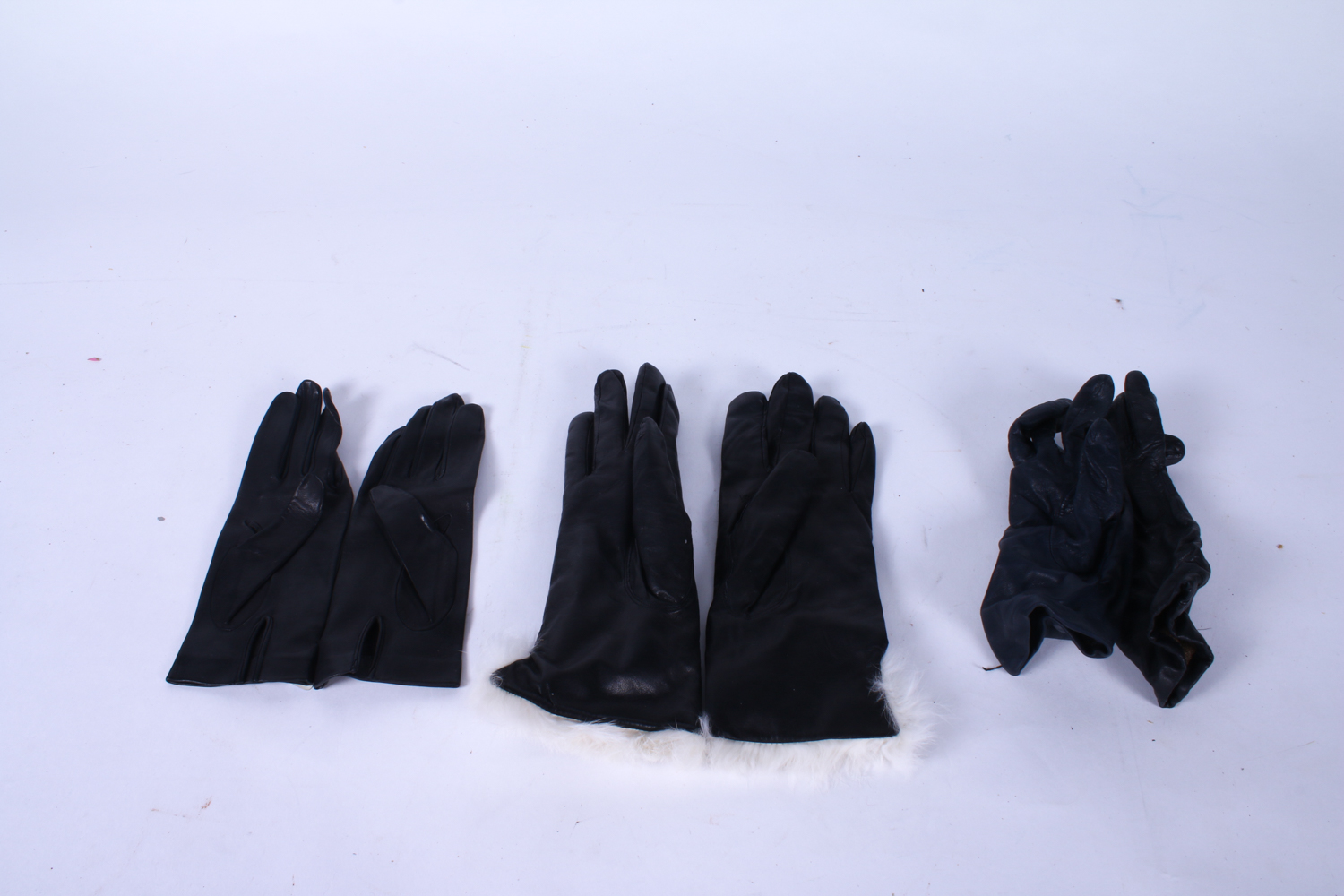Large Collection of Women's Gloves Including Leather