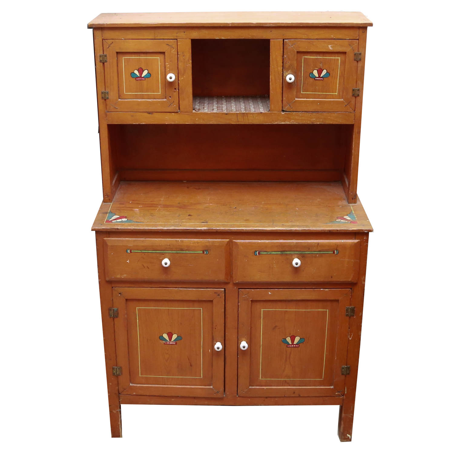 Vintage Salesman Sample Oak Cabinet