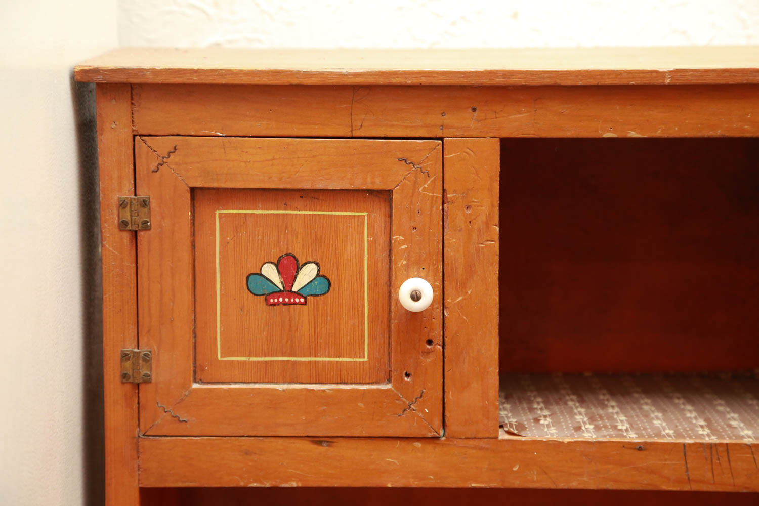 Vintage Salesman Sample Oak Cabinet