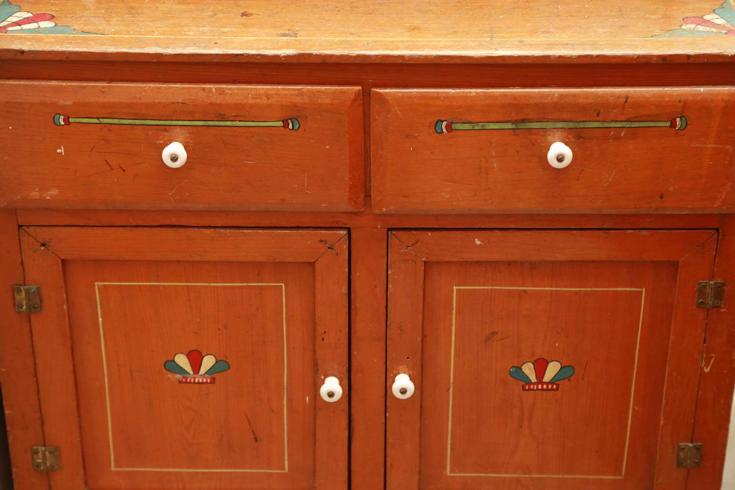Vintage Salesman Sample Oak Cabinet