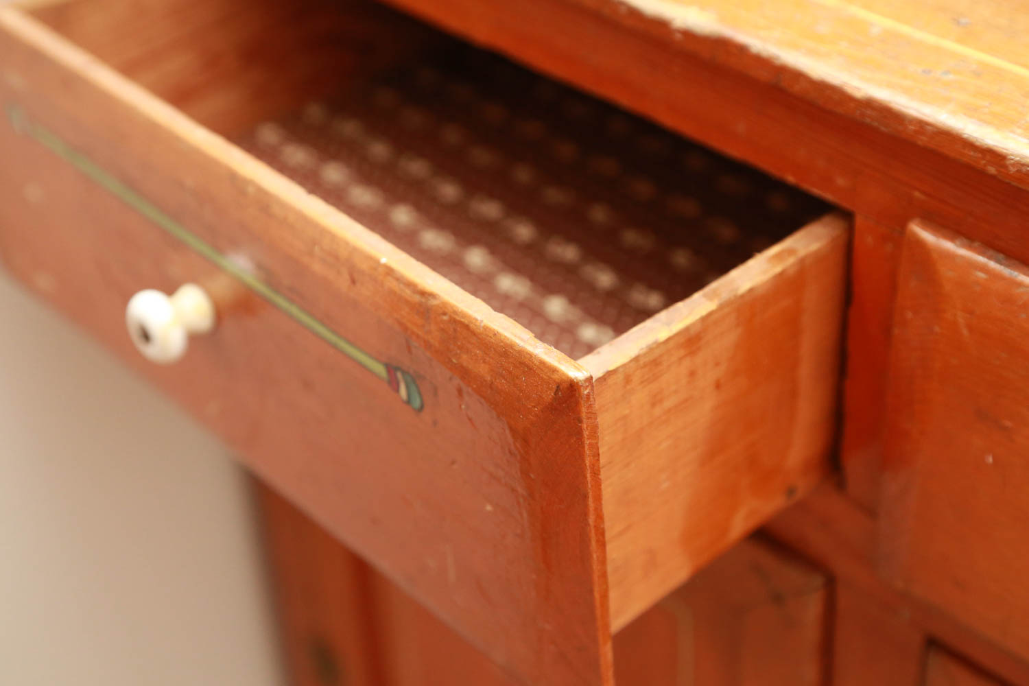 Vintage Salesman Sample Oak Cabinet